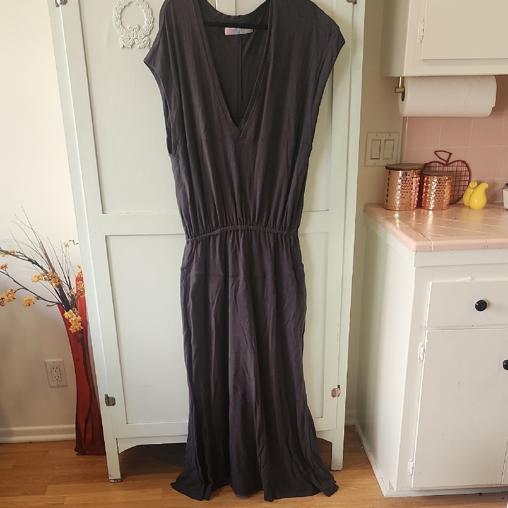 Free People Charcoal Maxi Dress